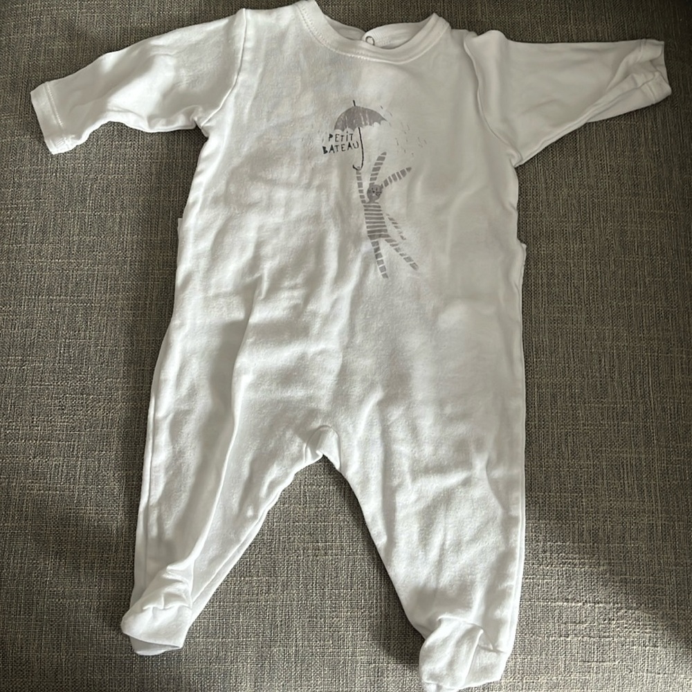 Petit Bateau newborn onesie